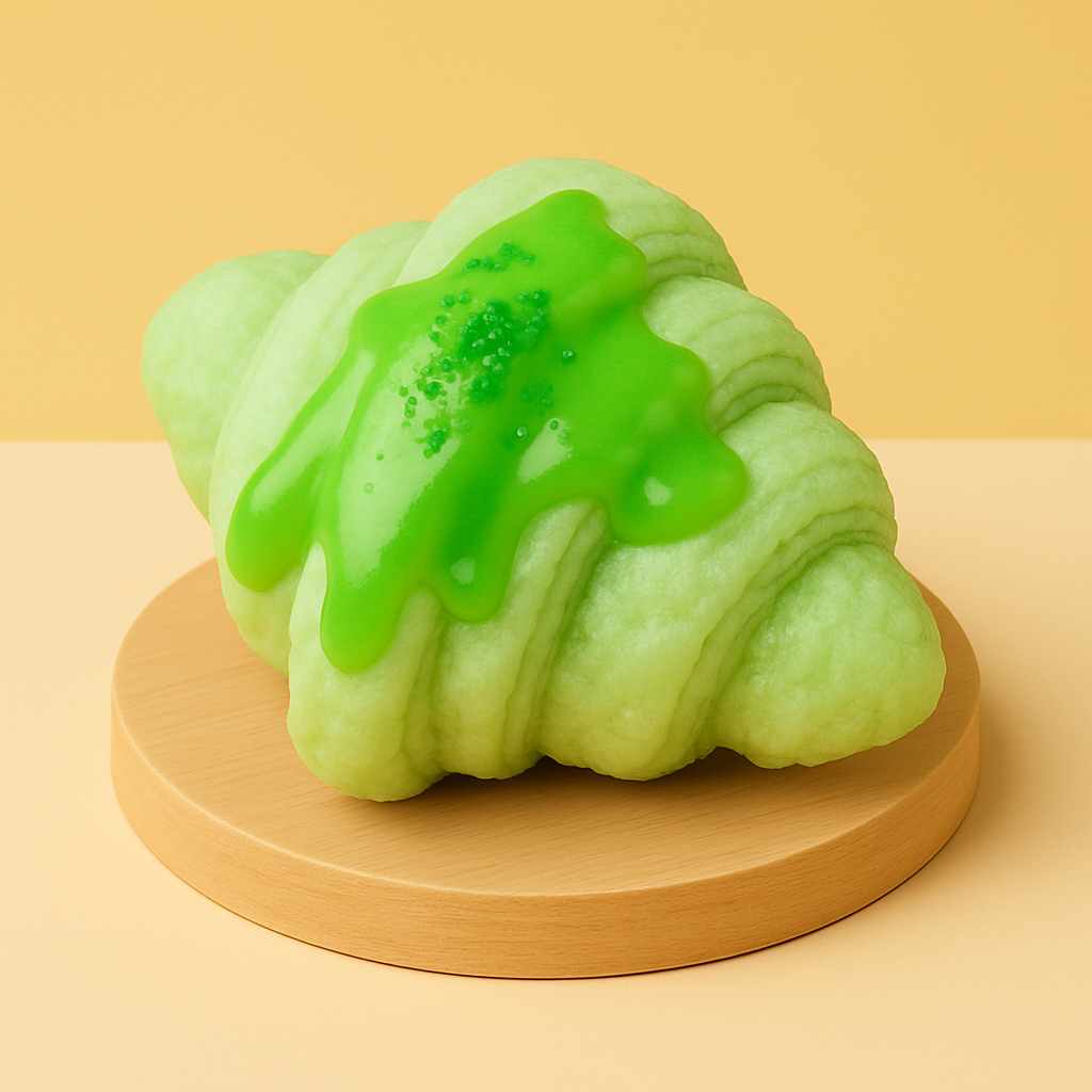 Pistachio Croissant Moochie 🥐 💚 - *14 Day Preorder*