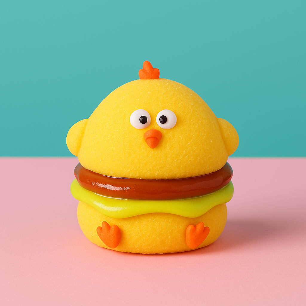 Large Chicken Burger Moochie 🍔 - *14 Day Preorder*